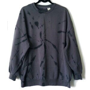 Levi's Mens 100% Cotton Oversized Paint Splatter Sweatshirt M Gray